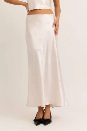 SATIN MAXI SKIRT