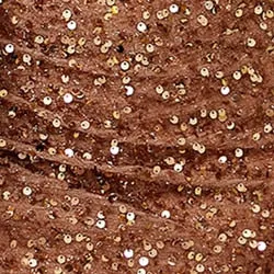 Sequins Suspender Evening Dress with High Slit