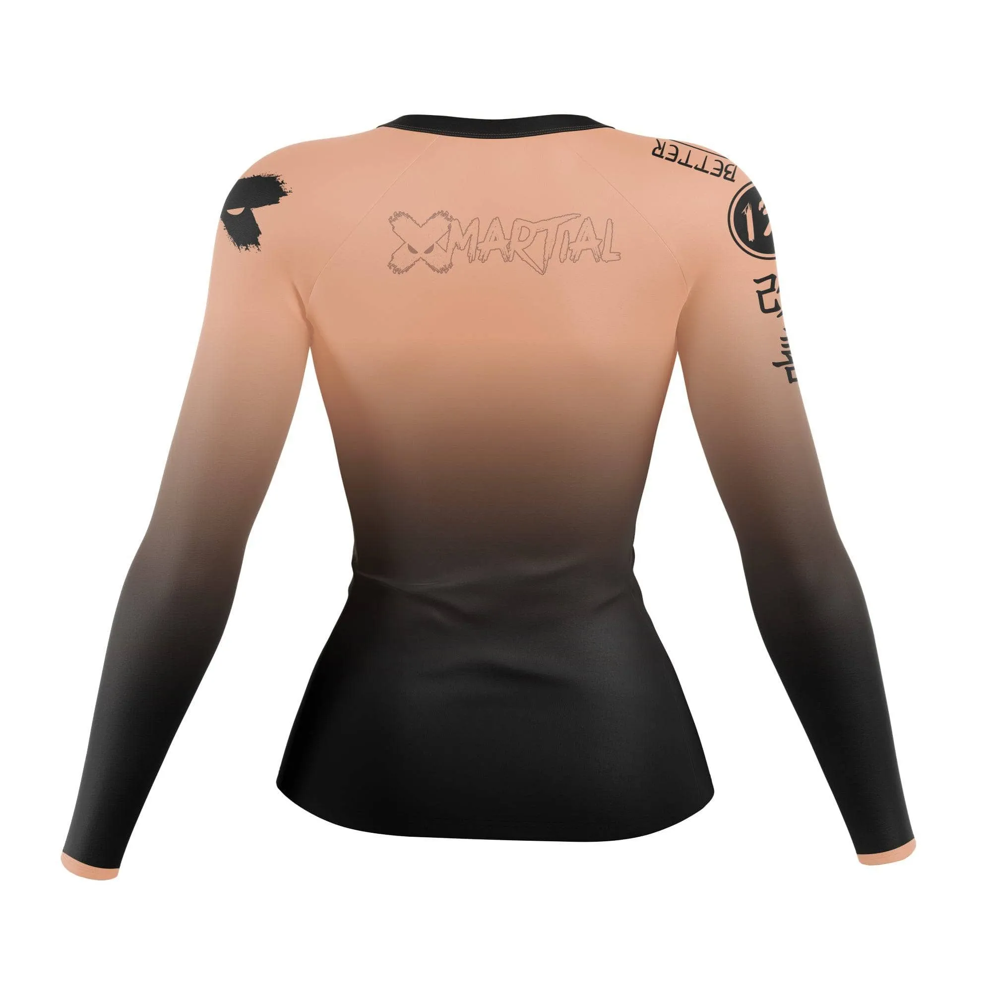 Shadowed Elegance Women's BJJ Rash Guard