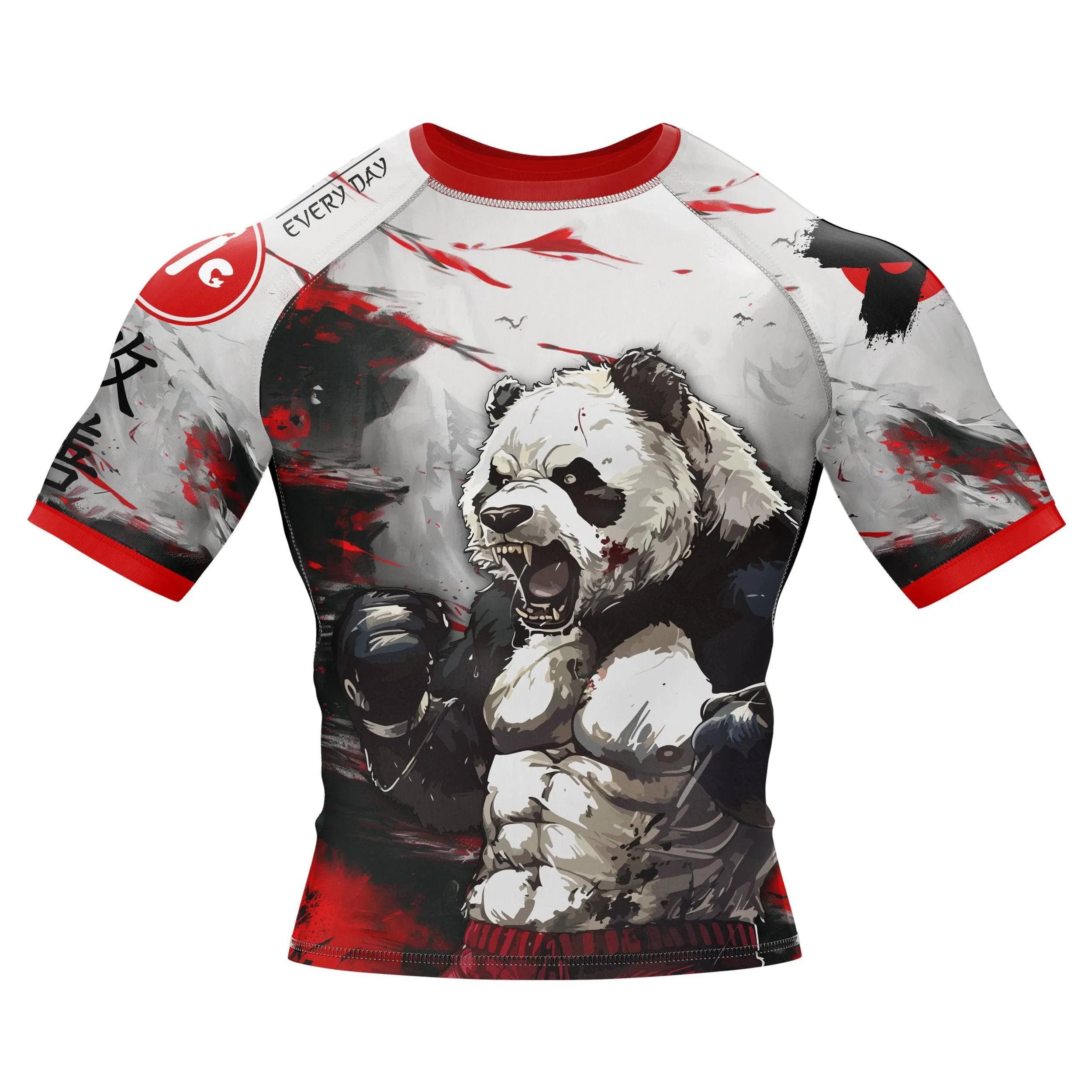 Shredded Panda BJJ Rash Guard