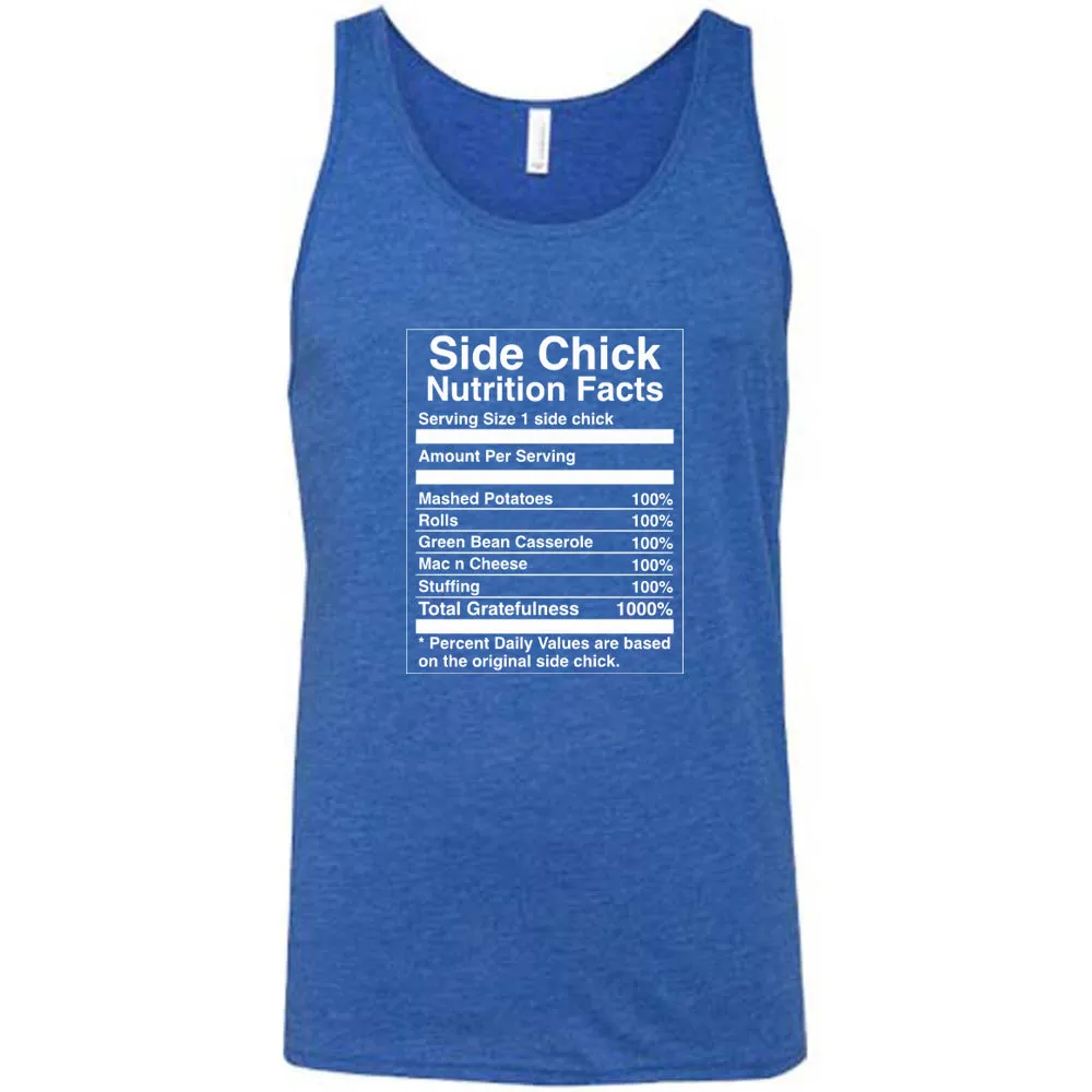 Side Chick Nutrition Facts Shirt Unisex