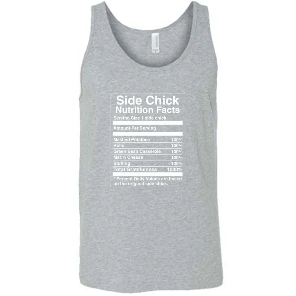 Side Chick Nutrition Facts Shirt Unisex