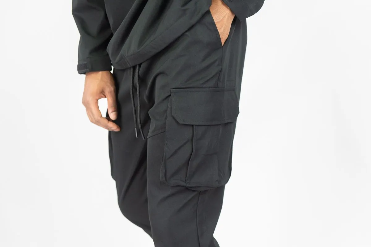Solid Nylon Cargo Pants | Rebel Minds