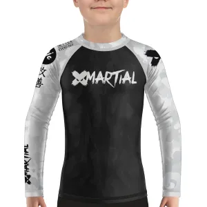 Stealth Camo Kids Rank BJJ Rash Guard