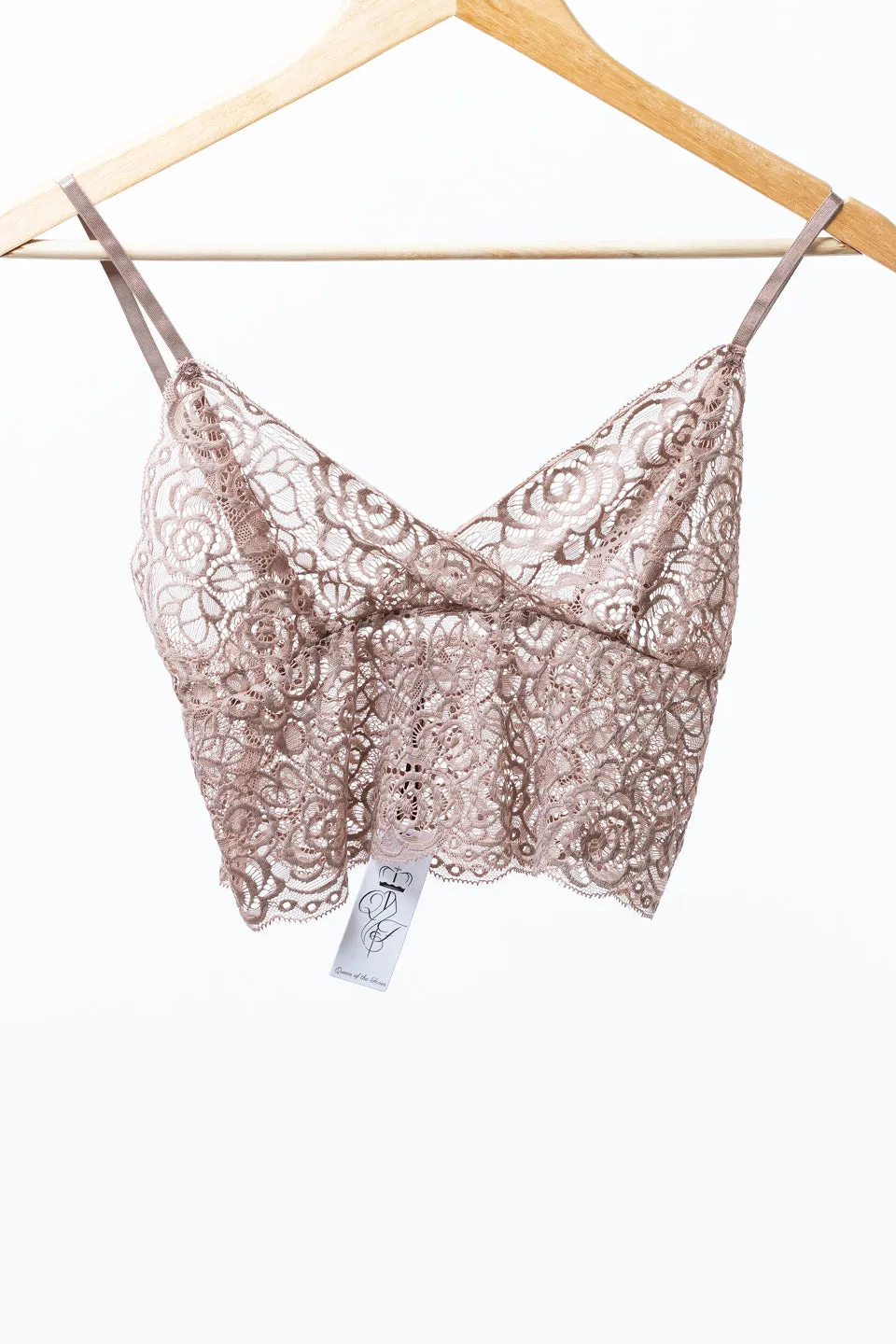 Strappy Rose Lace Bralette