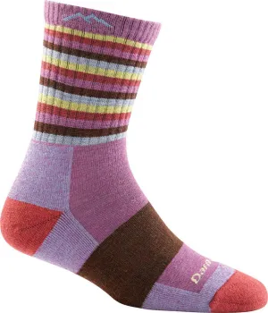 Stripes Merino Wool Micro Crew Cushioned Socks (Women's)