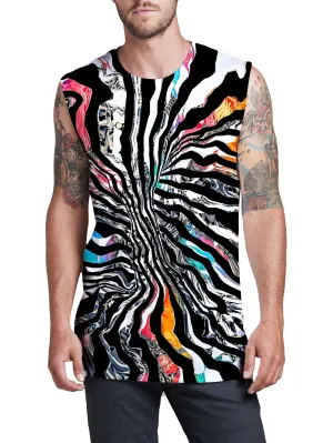 Stripped Chaos Men's Muscle Tank