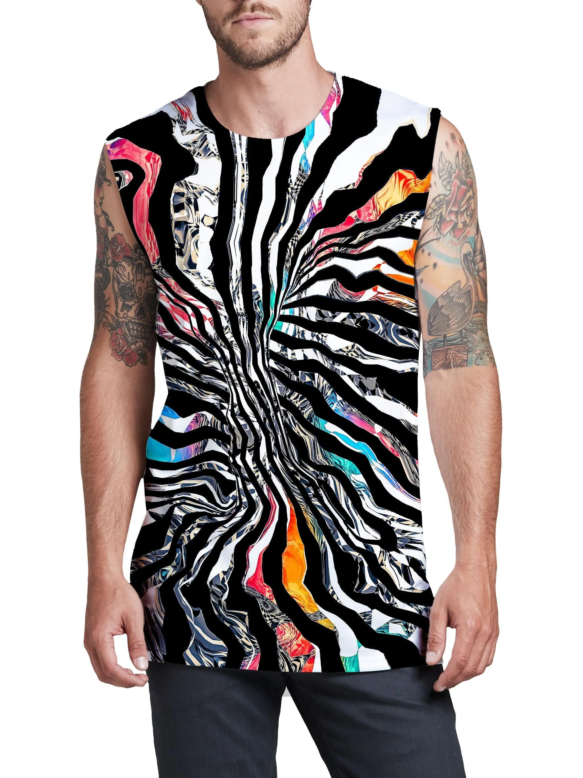 Stripped Chaos Men's Muscle Tank