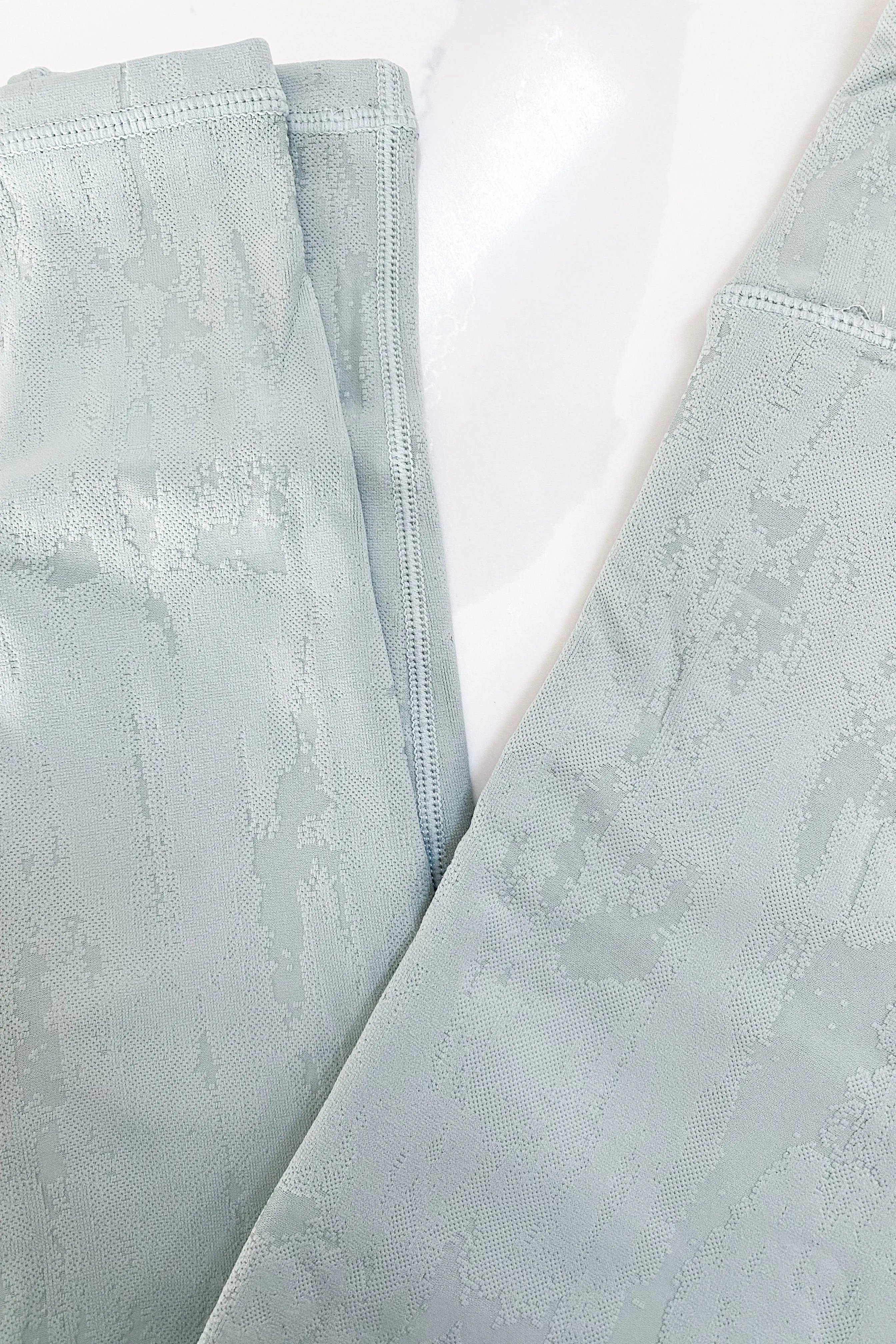 Stucco Textured High Waist Leggings