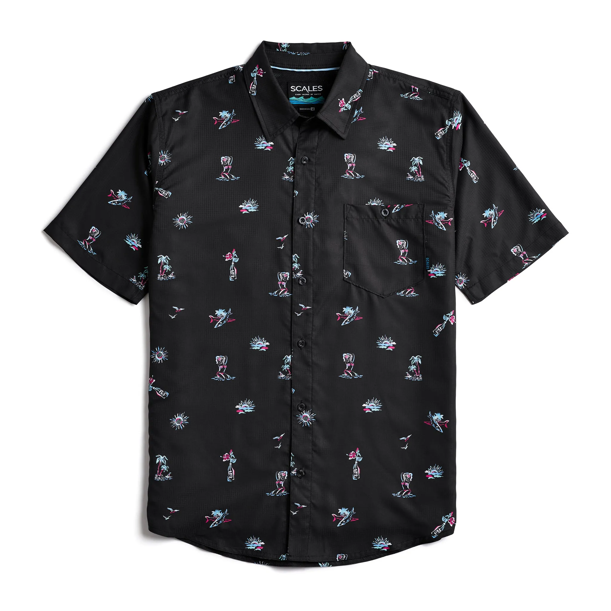 Surf & Slay Button Down