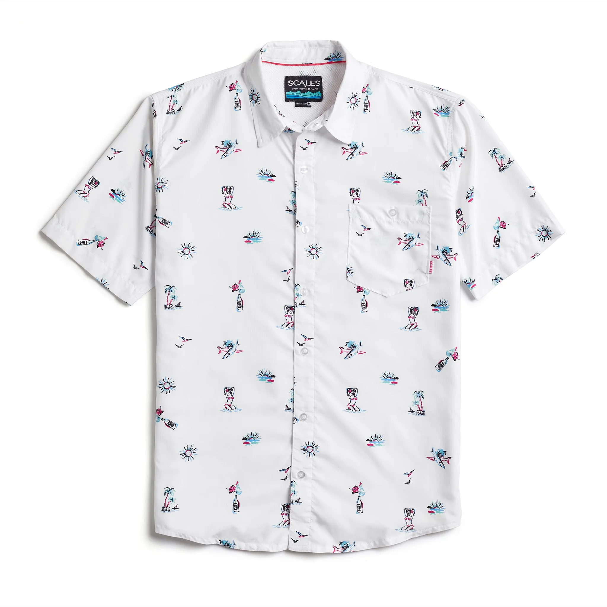 Surf & Slay Button Down