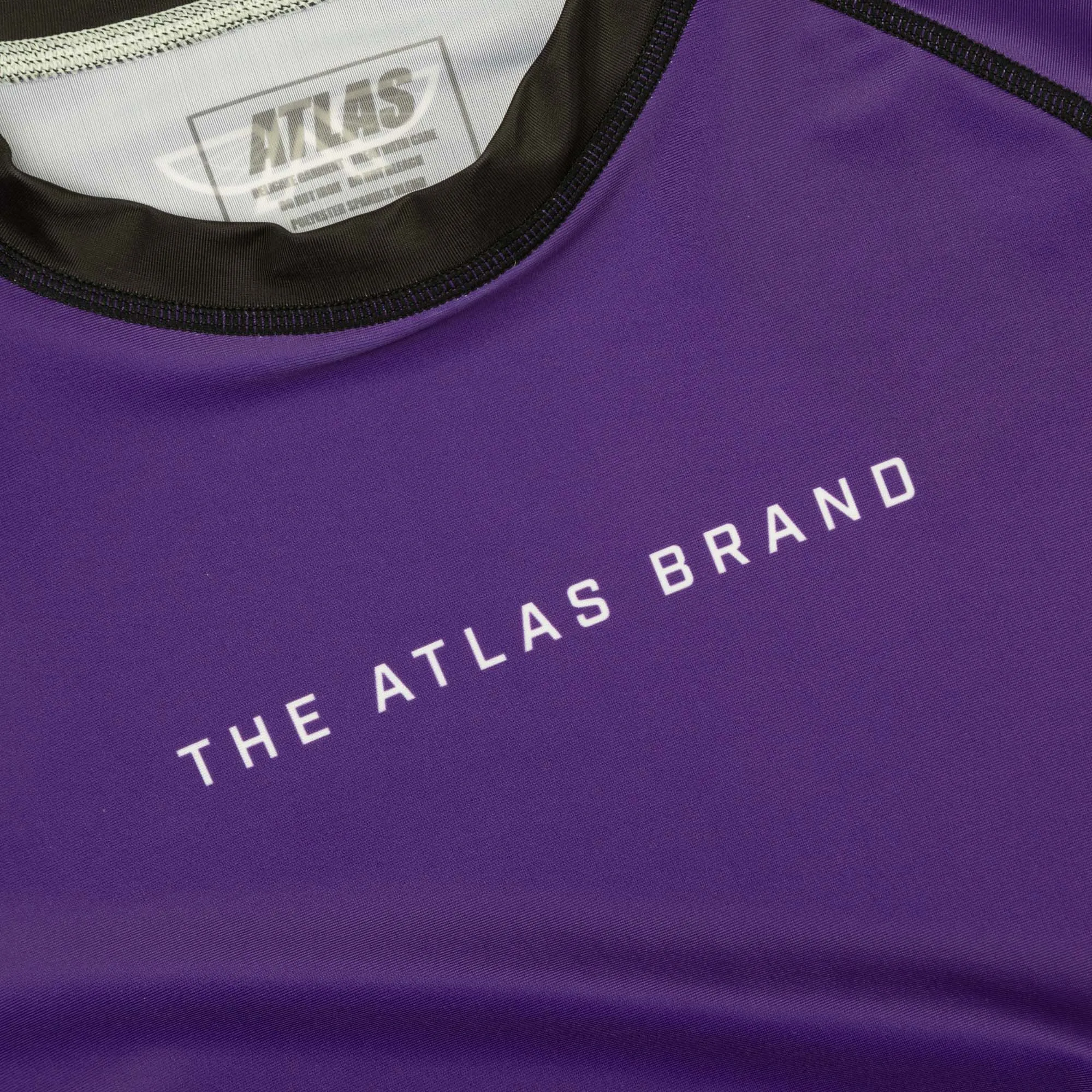 The Atlas Brand - Ranked BJJ Rash Guard - Purple