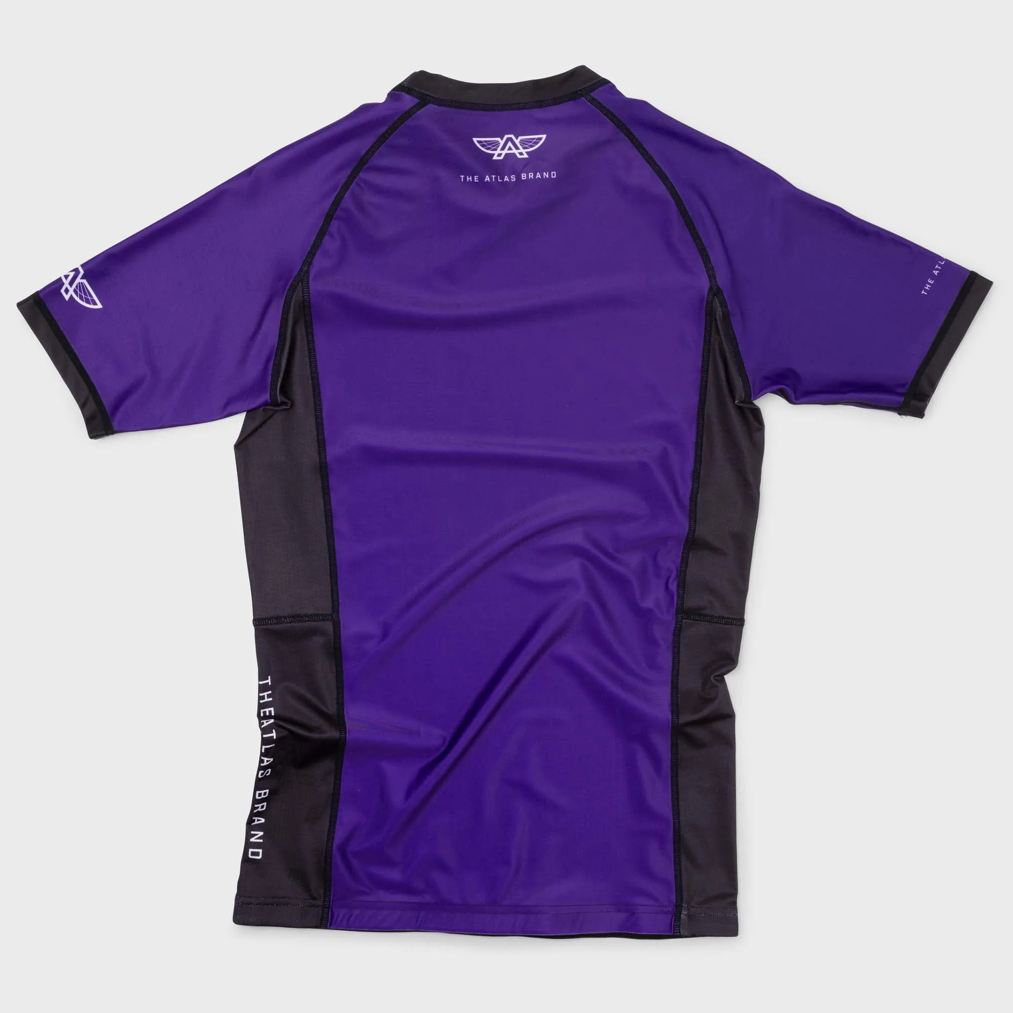 The Atlas Brand - Ranked BJJ Rash Guard - Purple