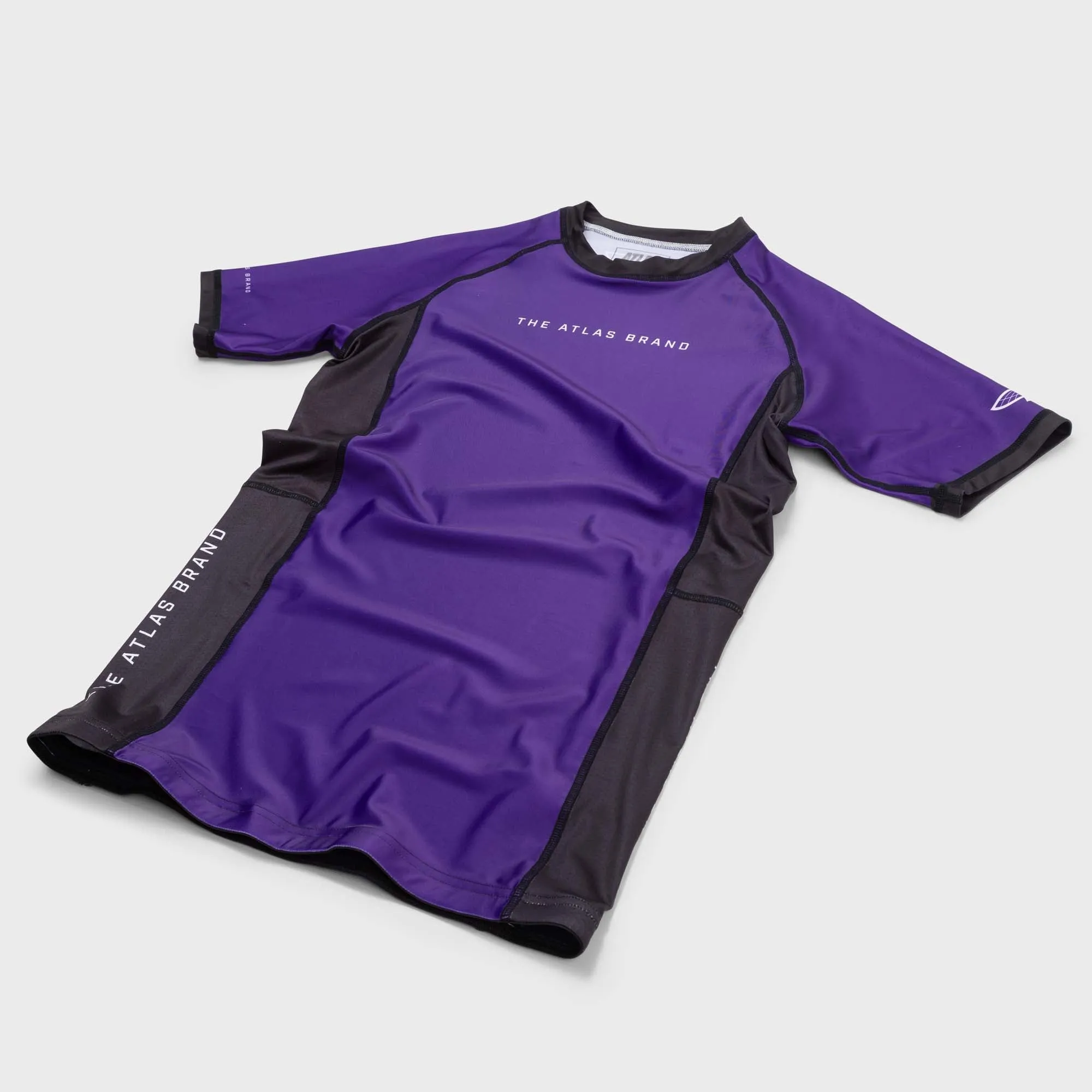 The Atlas Brand - Ranked BJJ Rash Guard - Purple