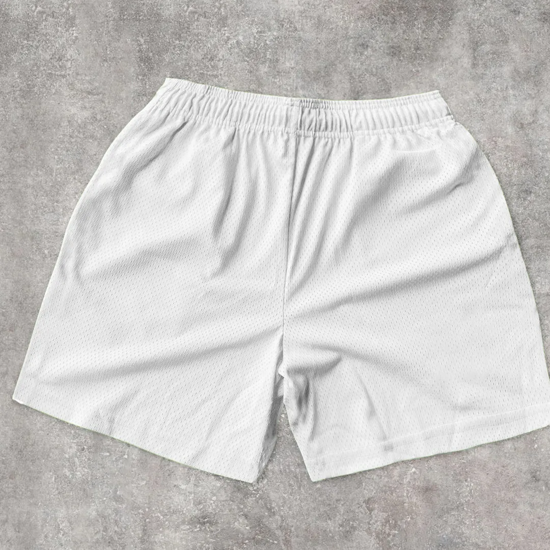 Thief Vintage Print Mesh Shorts