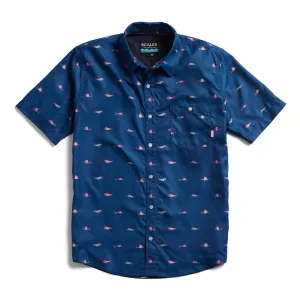Trippy Fish Button Down