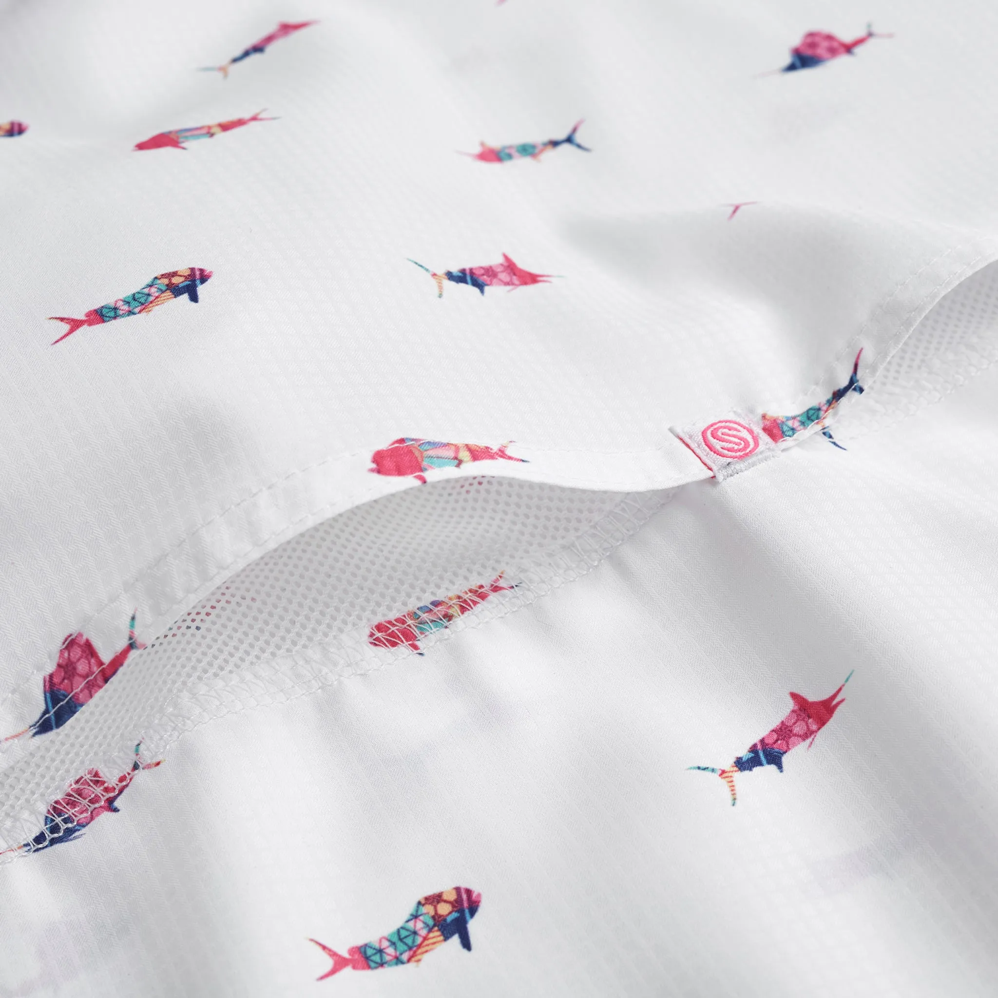 Trippy Fish Button Down