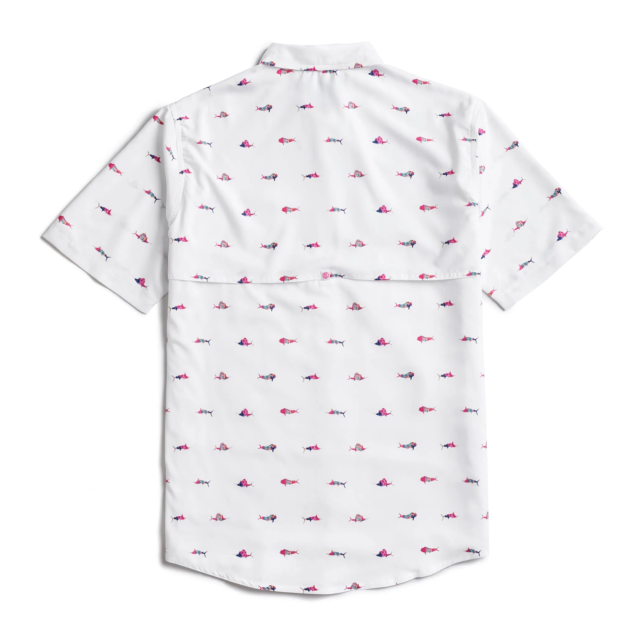 Trippy Fish Button Down