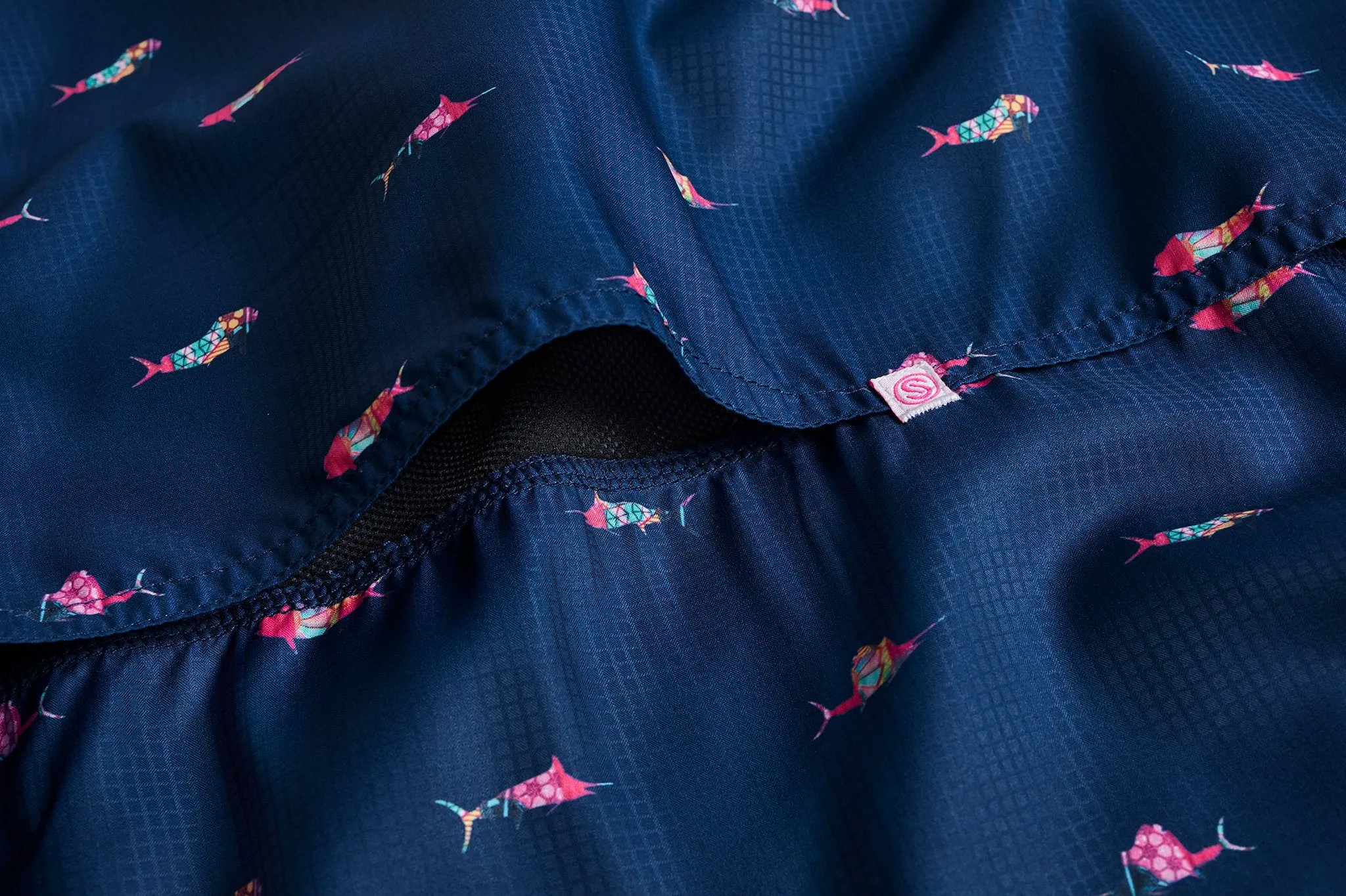 Trippy Fish Button Down