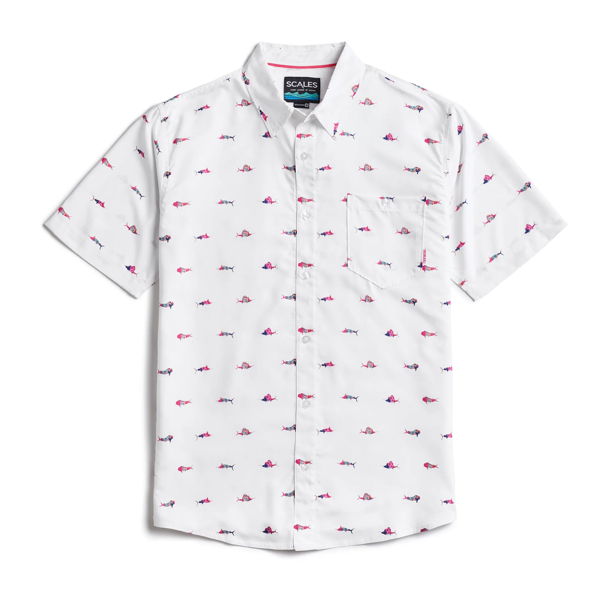 Trippy Fish Button Down
