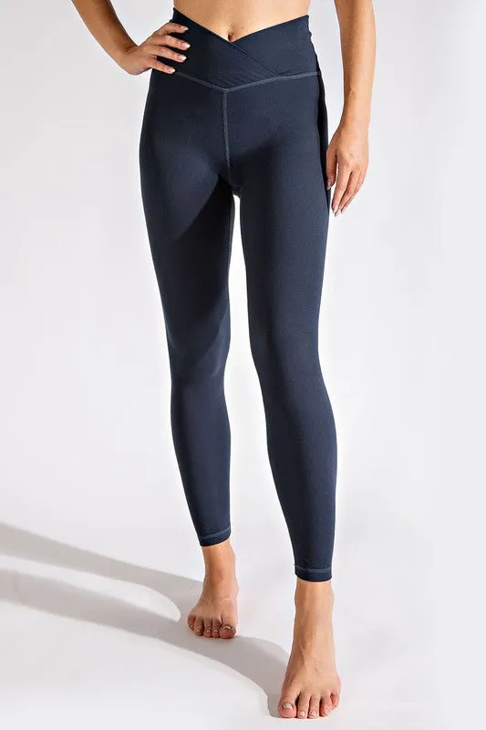 V-Waist Full Length Leggings