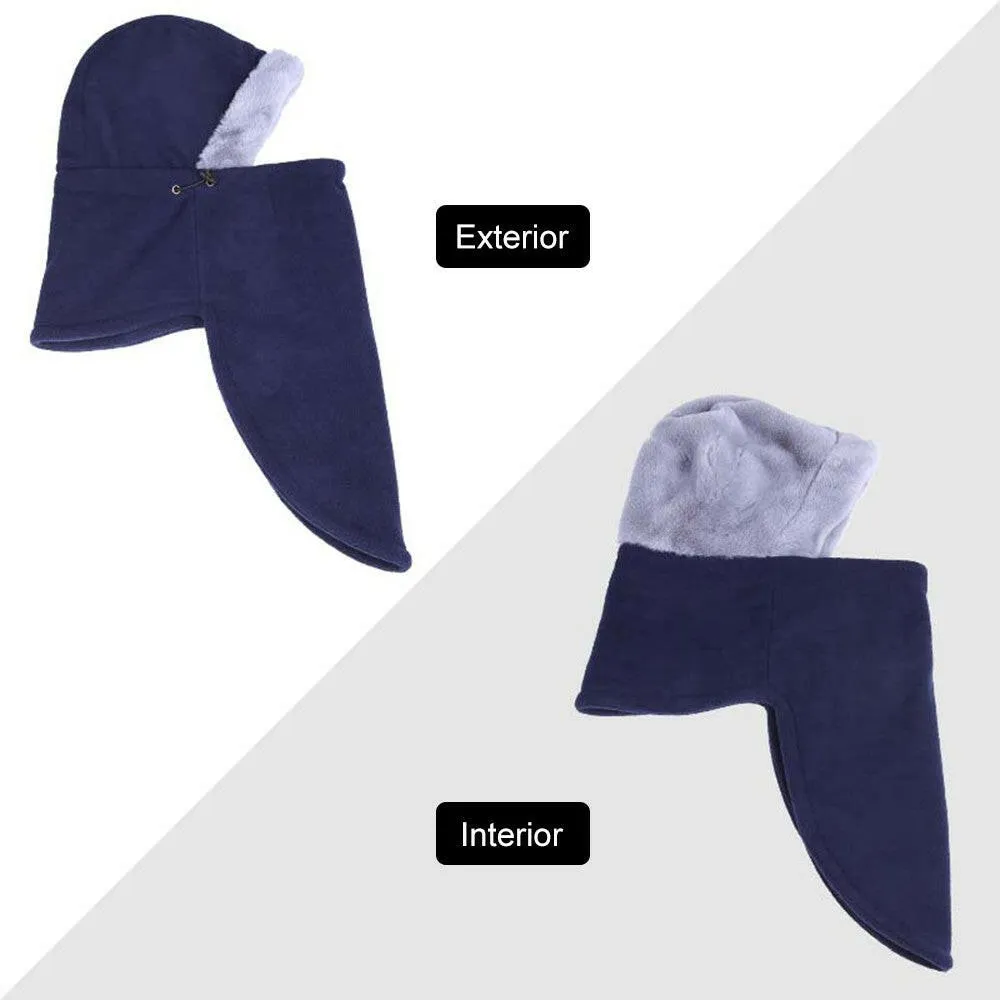Winter Warm Face Mask Men Women Fleece Hood Winter Neck Warmer Windproof Cap for Snowboarding Cycling Camping Hiking
