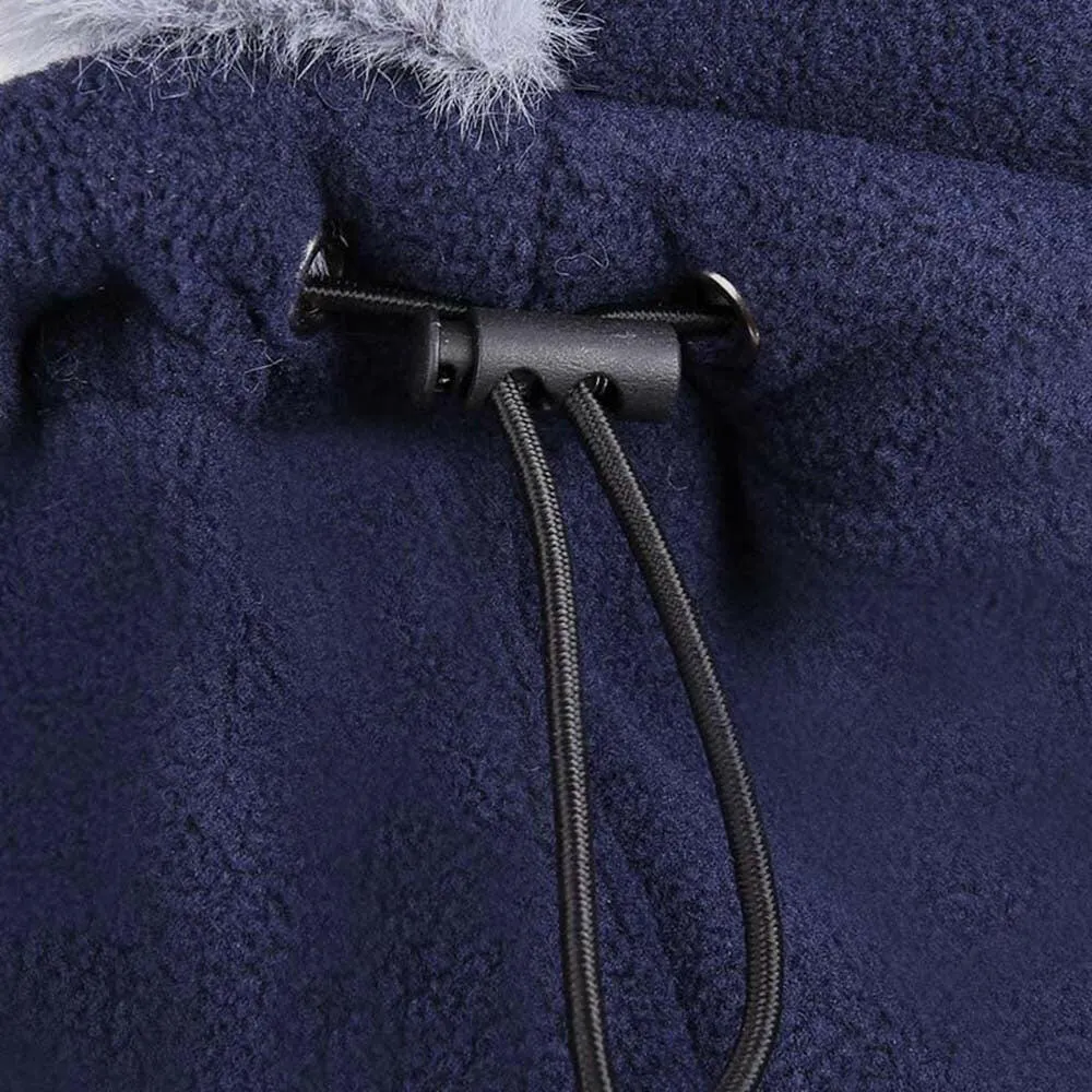 Winter Warm Face Mask Men Women Fleece Hood Winter Neck Warmer Windproof Cap for Snowboarding Cycling Camping Hiking