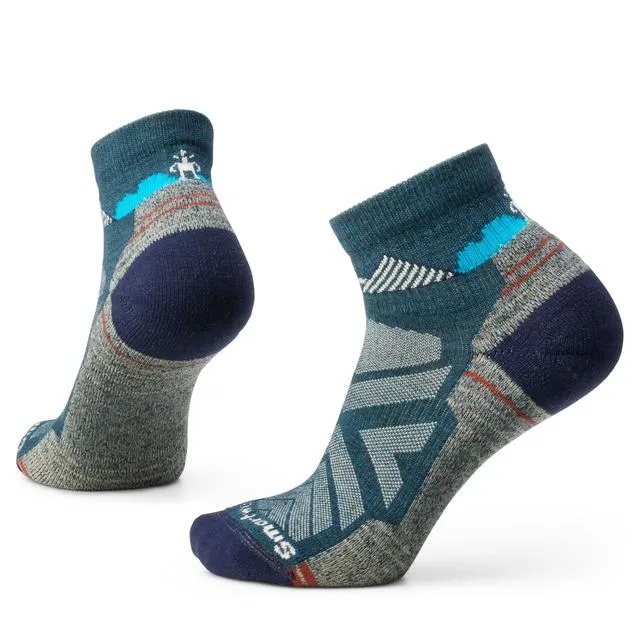 Womens Hike Light Cushion Clear Canyon Pattern Ankle Socks