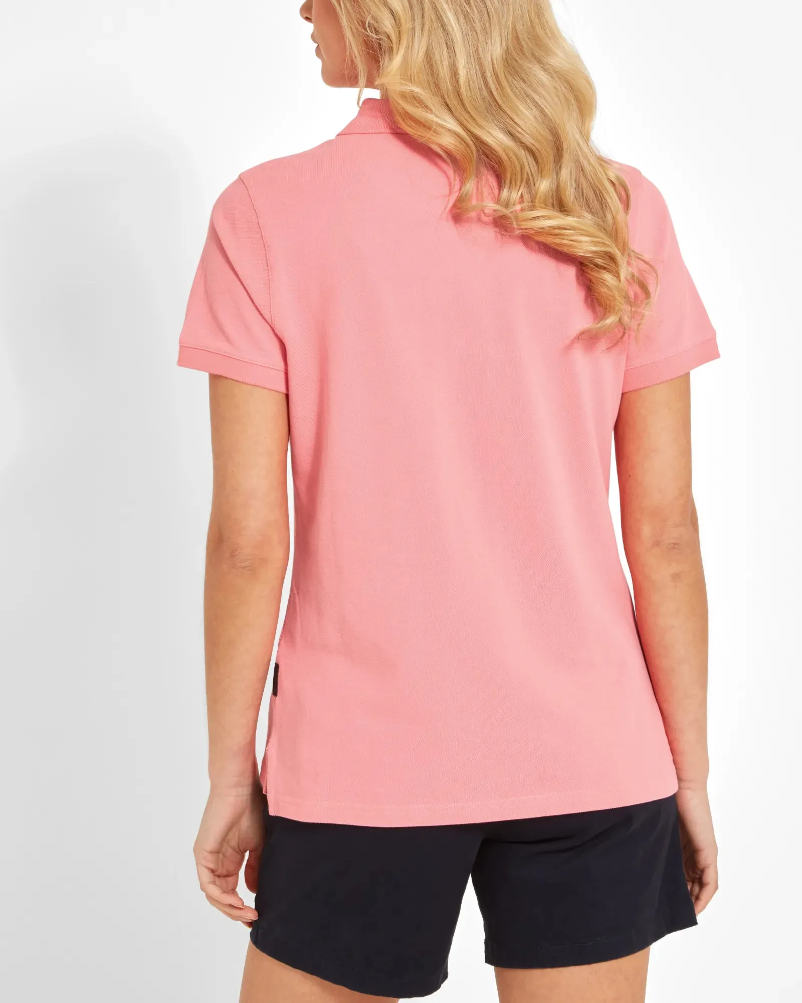 Womens St Ives Polo Shirt - Flamingo
