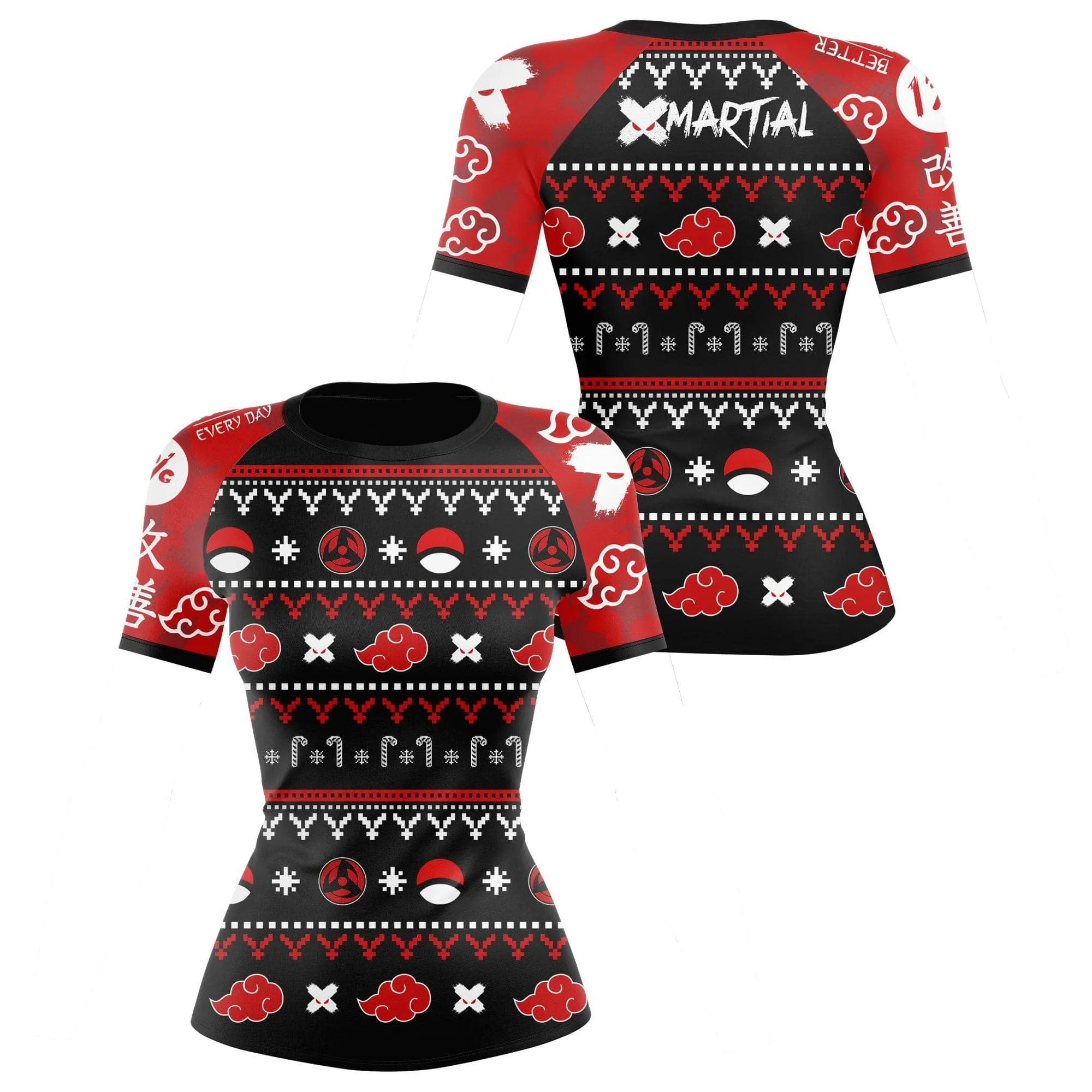 XMasbreak Women's BJJ Rash Guard