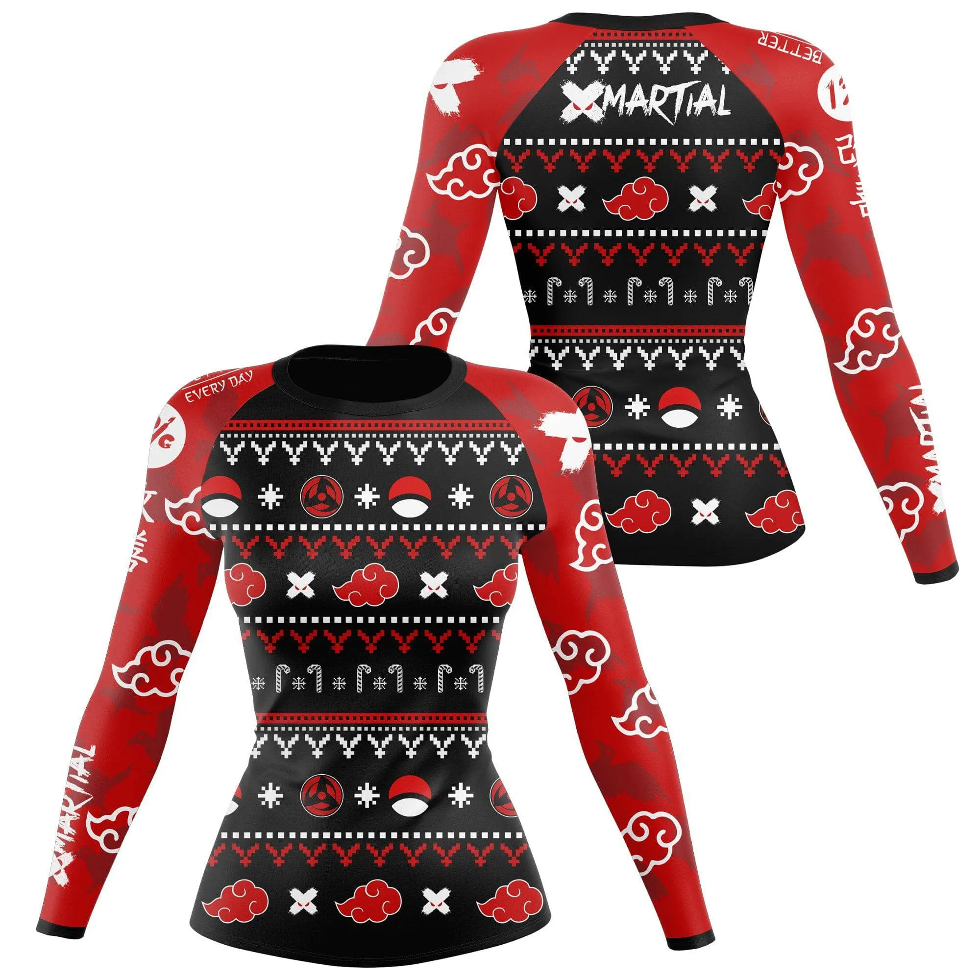 XMasbreak Women's BJJ Rash Guard
