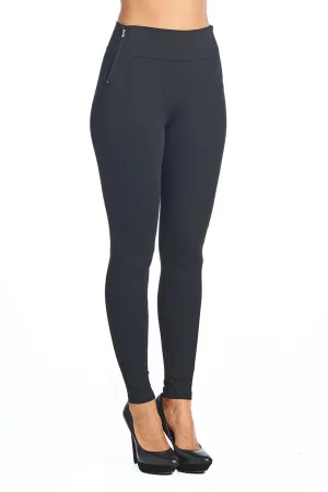 YCPP80 Ponte Leggings W/ Side Zippers
