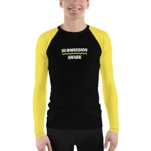 Yellow SS Premium Standard ~ Men's BJJ Rash Guard