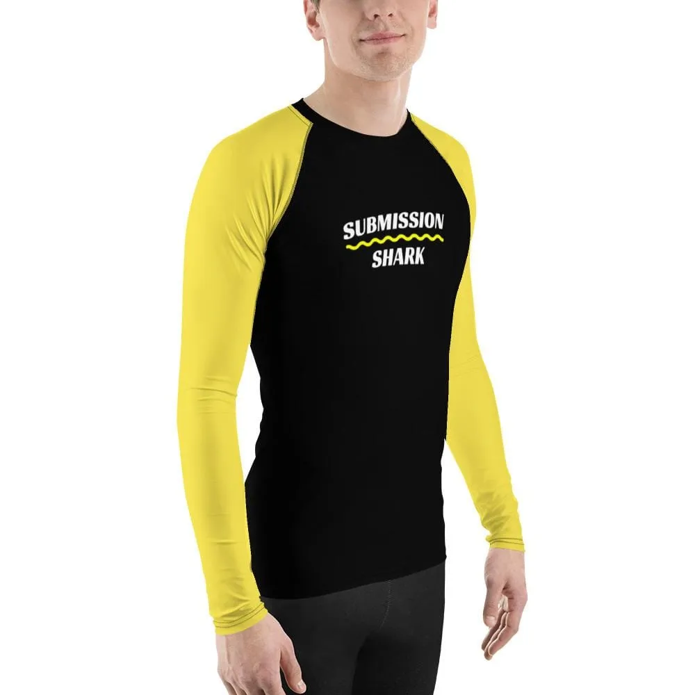 Yellow SS Premium Standard ~ Men's BJJ Rash Guard