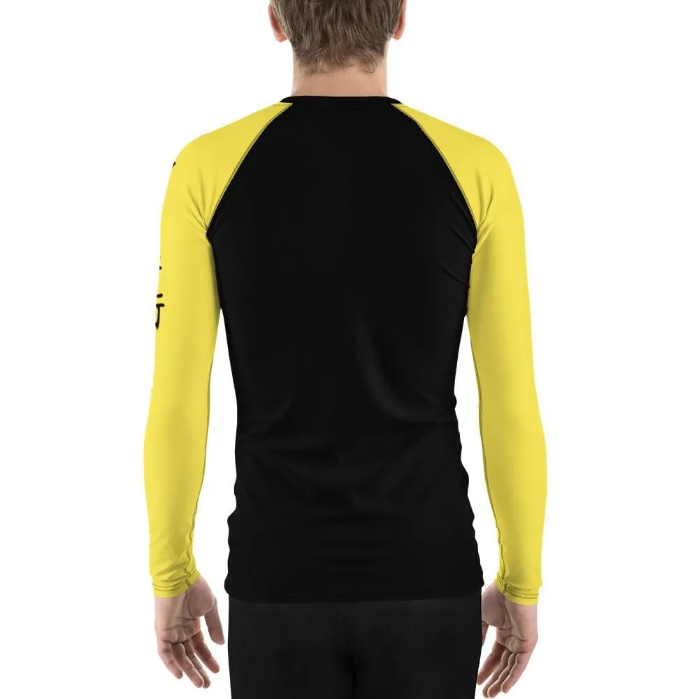 Yellow SS Premium Standard ~ Men's BJJ Rash Guard
