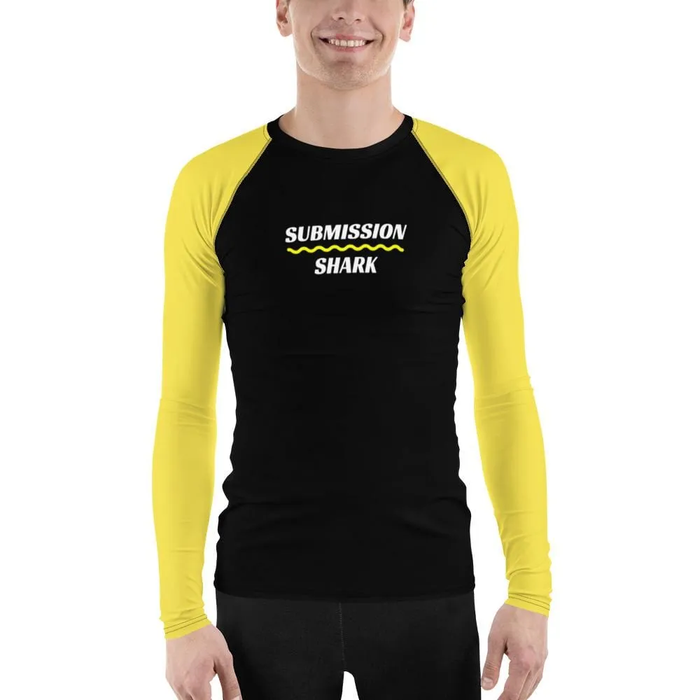 Yellow SS Premium Standard ~ Men's BJJ Rash Guard