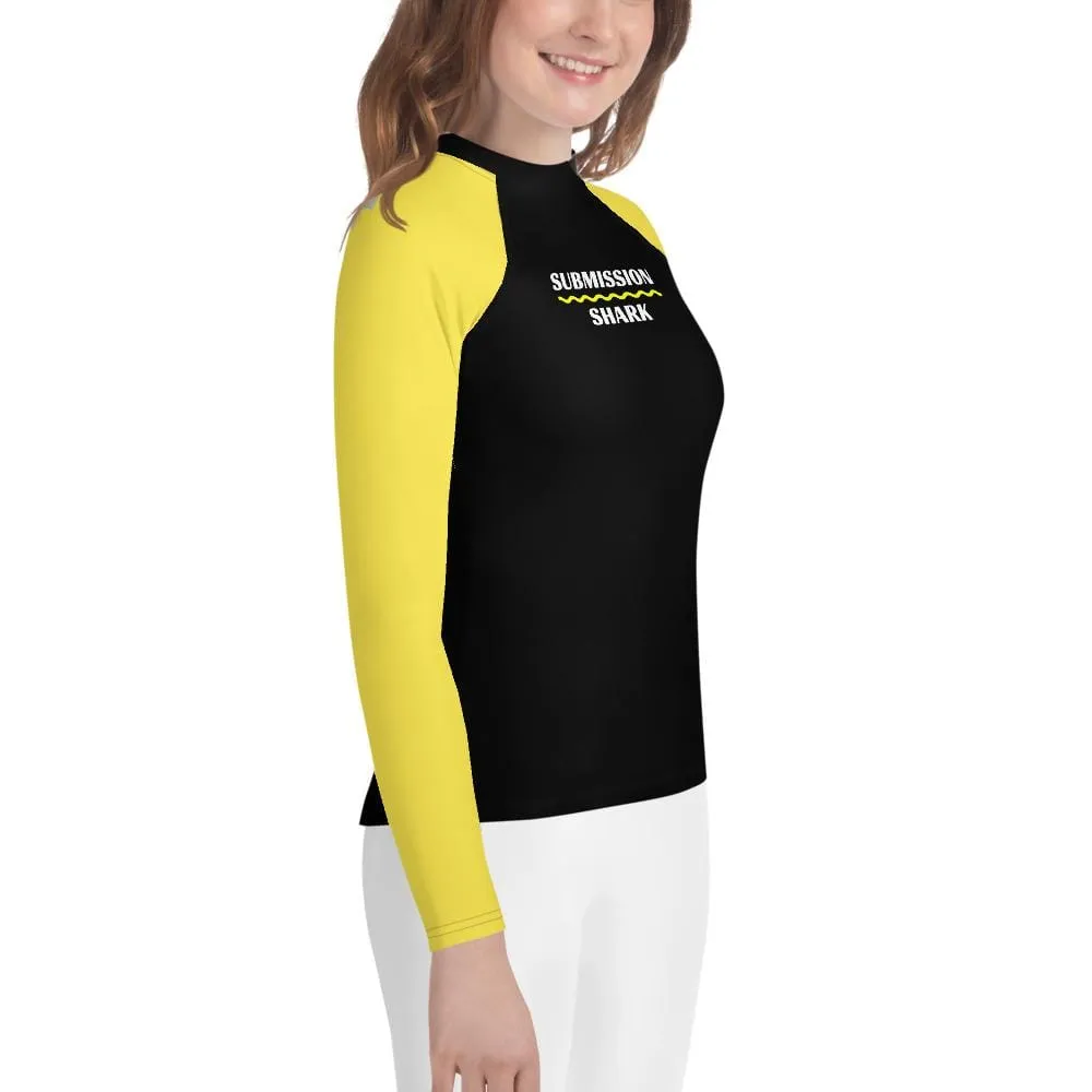 Yellow SS Premium Standard ~ Youth Rash Guard
