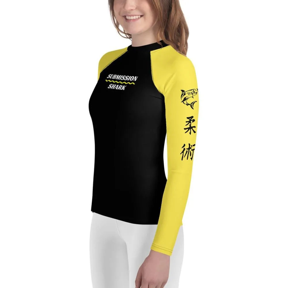 Yellow SS Premium Standard ~ Youth Rash Guard