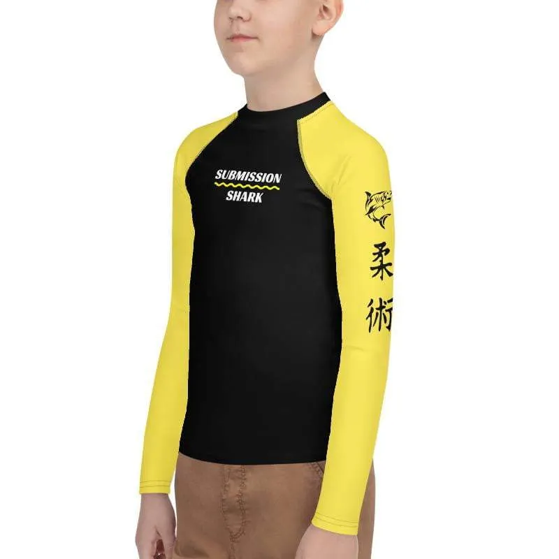 Yellow SS Premium Standard ~ Youth Rash Guard