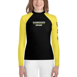 Yellow SS Premium Standard ~ Youth Rash Guard